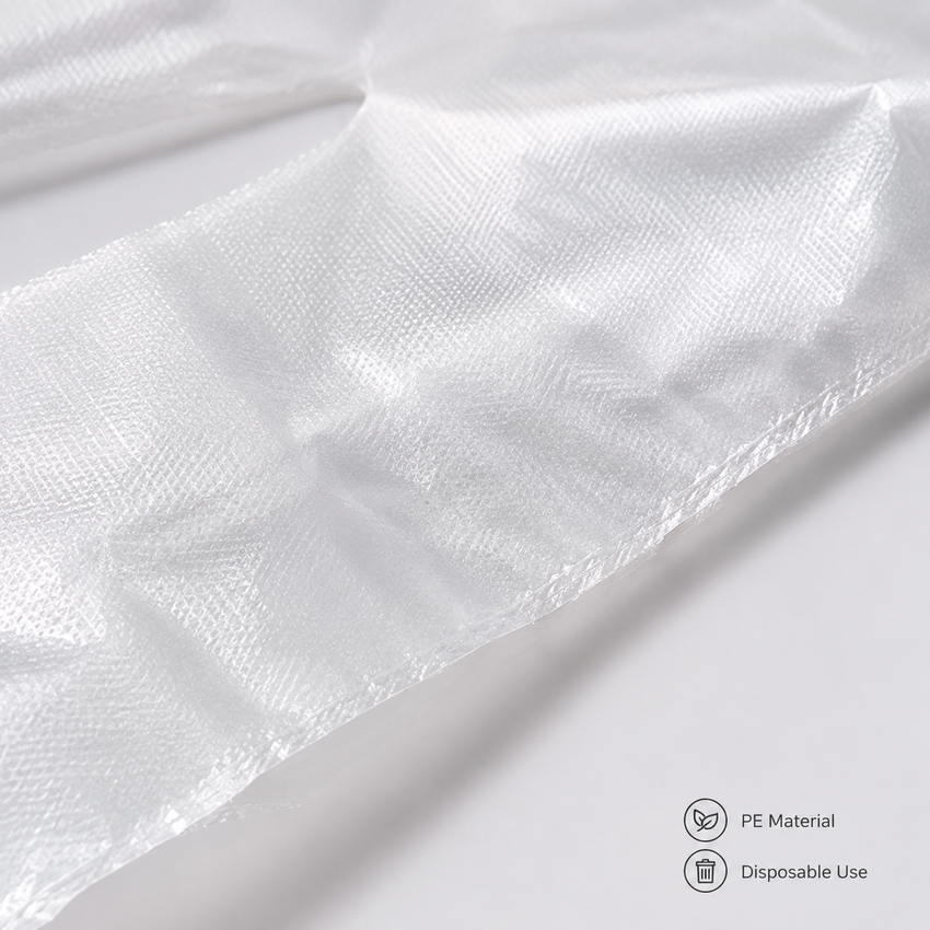 PE Gloves Disposable Plastic Transparent PE Gloves Kitchen Cooking Cleaning Outdoor Travel Picnic