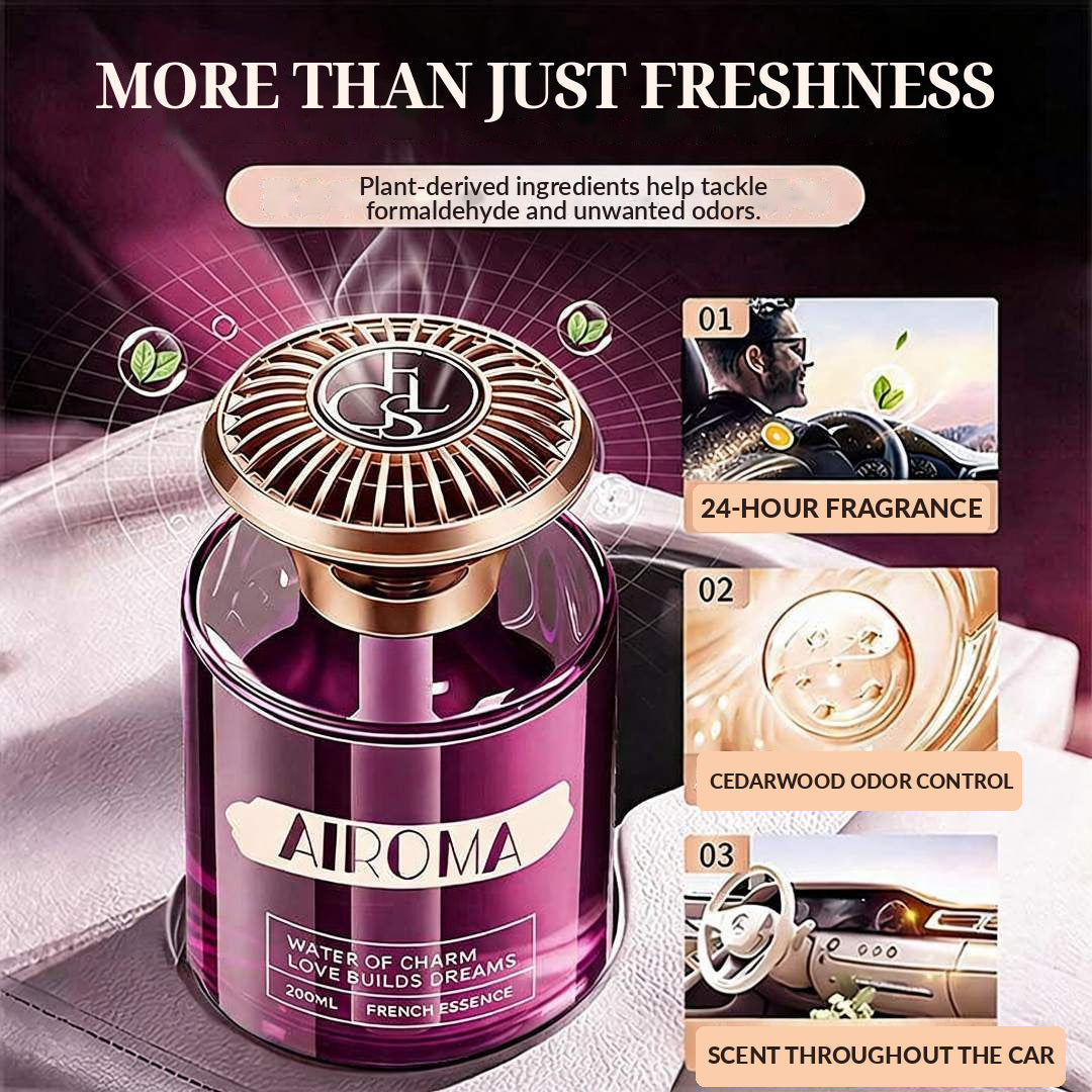 Tender Encounter Luxury Purple Bottle Car Perfume Long Lasting Fragrance & Car Air Freshener