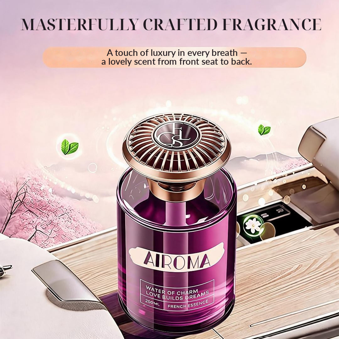 Tender Encounter Luxury Purple Bottle Car Perfume Long Lasting Fragrance & Car Air Freshener