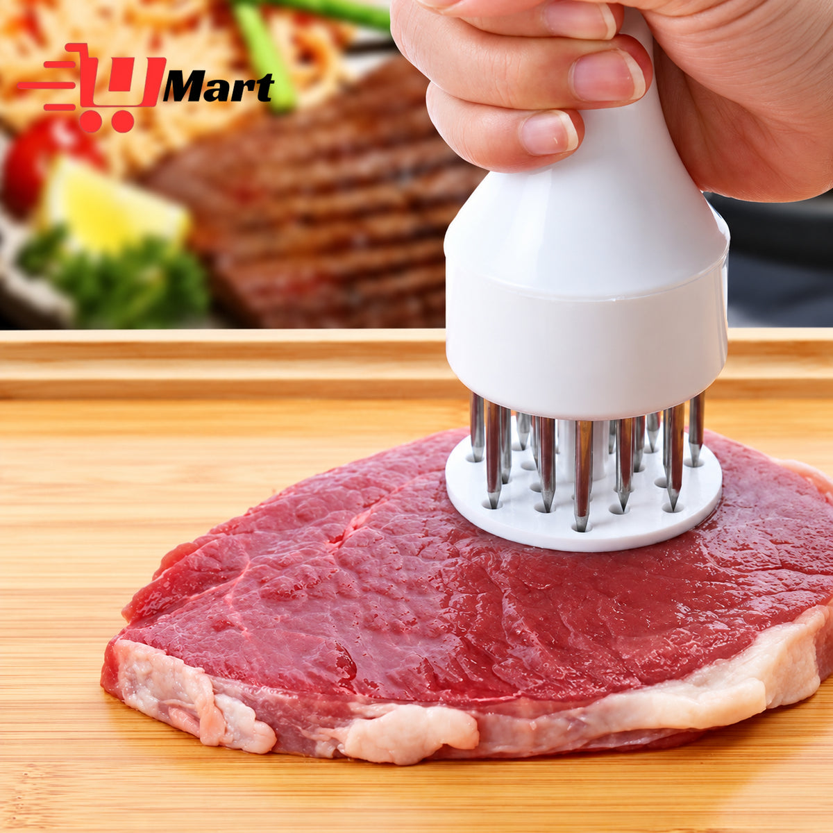 304 Stainless Steel Meat Tenderizer Hammer with Needle Pins