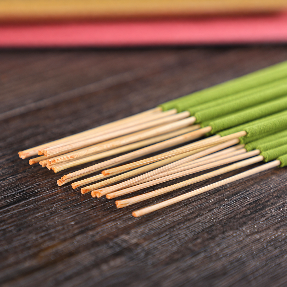 20Pcs Natural Lemongrass Bamboo Stick Incense - Healthy Fragrance, Mosquito-Repellent for Indoor, Outdoor & Camping Use, Incense Stick