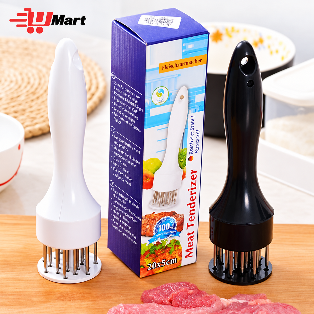 304 Stainless Steel Meat Tenderizer Hammer with Needle Pins