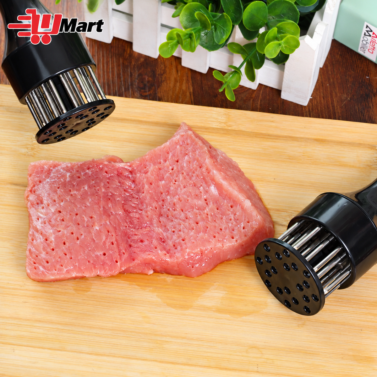 304 Stainless Steel Meat Tenderizer Hammer with Needle Pins