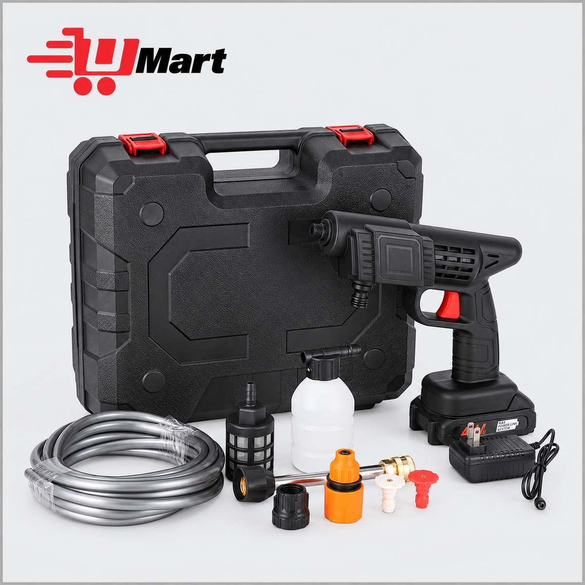 Cordless High Pressure Washer Gun – Rechargeable Portable Car Washer