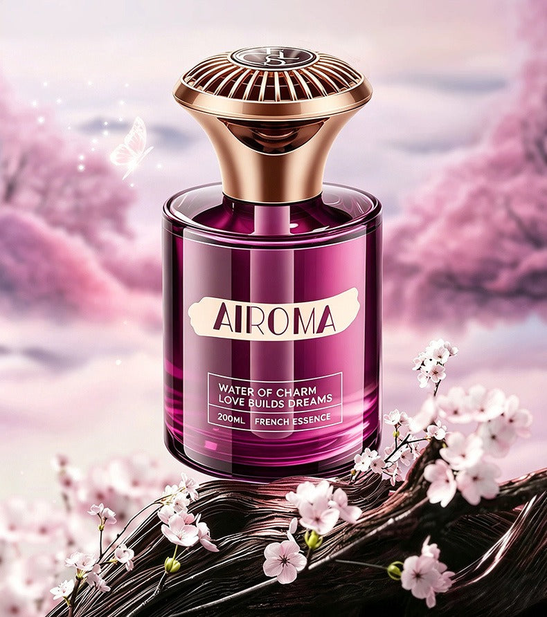 Tender Encounter Luxury Purple Bottle Car Perfume Long Lasting Fragrance & Car Air Freshener