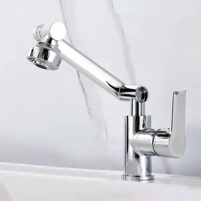 Chrome Color 1080° Swivel Stainless Steel Faucet For Sink