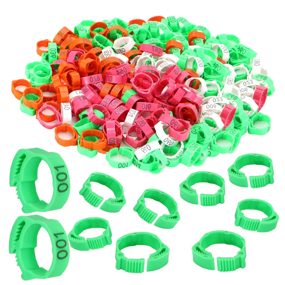 Numbered Poultry Leg Bands (30 pcs)