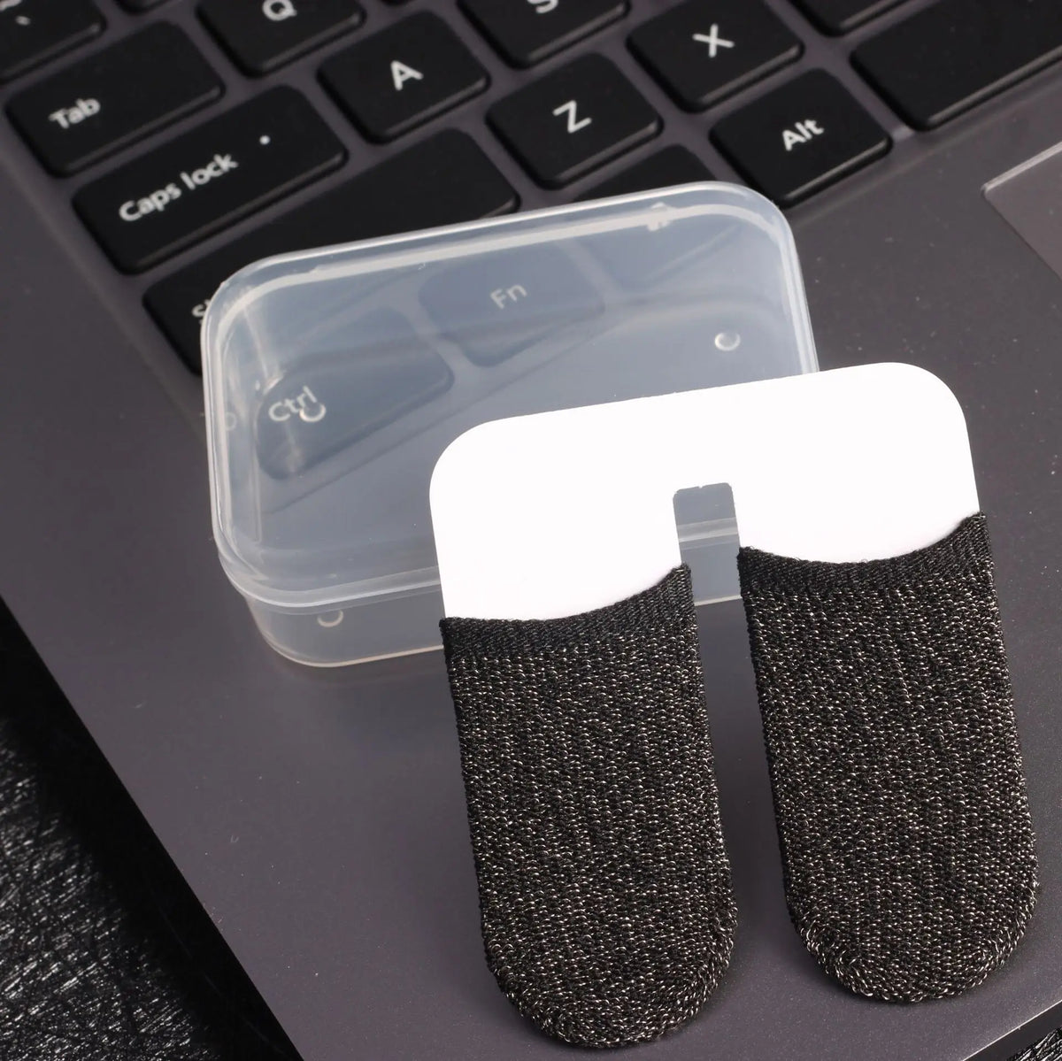 Silver Fiber Gaming Finger Sleeves (5 Pairs)
