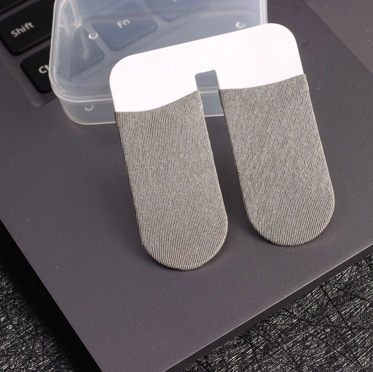 Silver Fiber Gaming Finger Sleeves (5 Pairs)