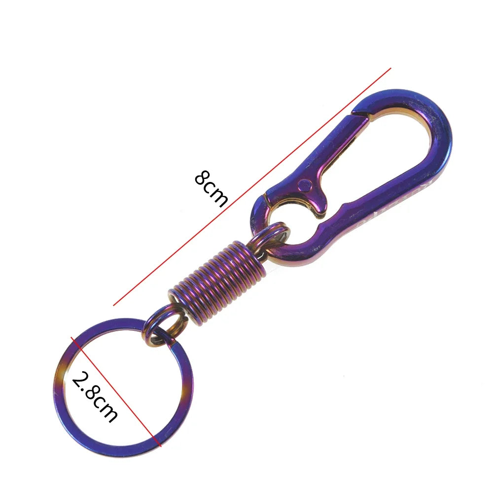 Stainless Steel Carabiner Keychain Hook