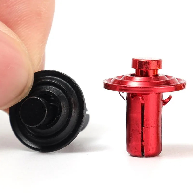 6mm Aluminum Motorcycle Screw Clips (5 Sets, 5 Colors)