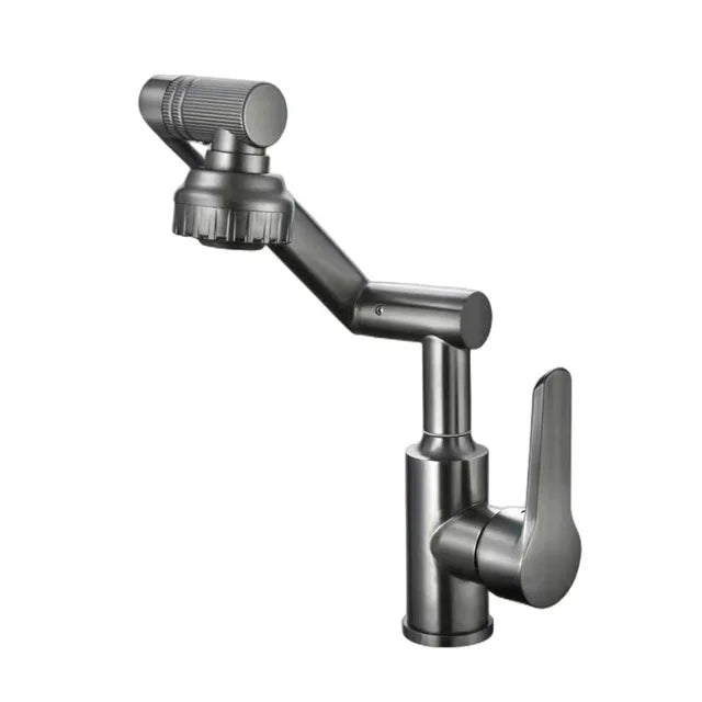 Gun gray Color 1080° Swivel Stainless Steel Faucet For Sink