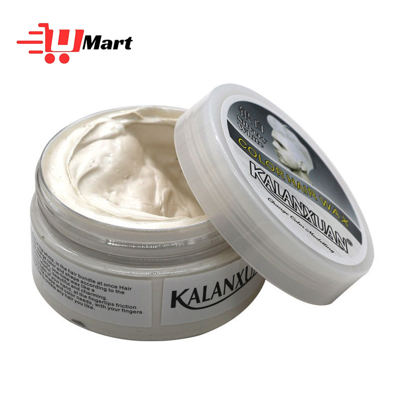 Hair Wax Hair color wax Strong And Hold Unisex Hair Wax Color Hair Clay Temporary Hair Dye Hair Styling Hairstyle Cream
