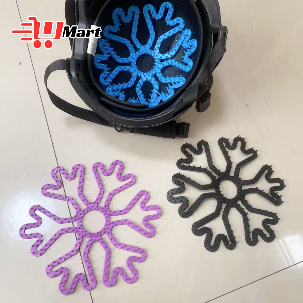 Motorcycle Helmet Liner Universal Elastic Bike Silicone Mat Portable Breathable Non-slip Pad Anti-pressure Hair Helmet Gasket