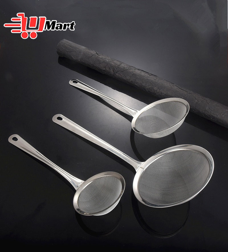 Filter Oil Skimmer Frying Pan Less Oil Spoon Oil Filter In Stainless Steel Hot Pot Spoon Filter Spoon Kitchen Accessories
