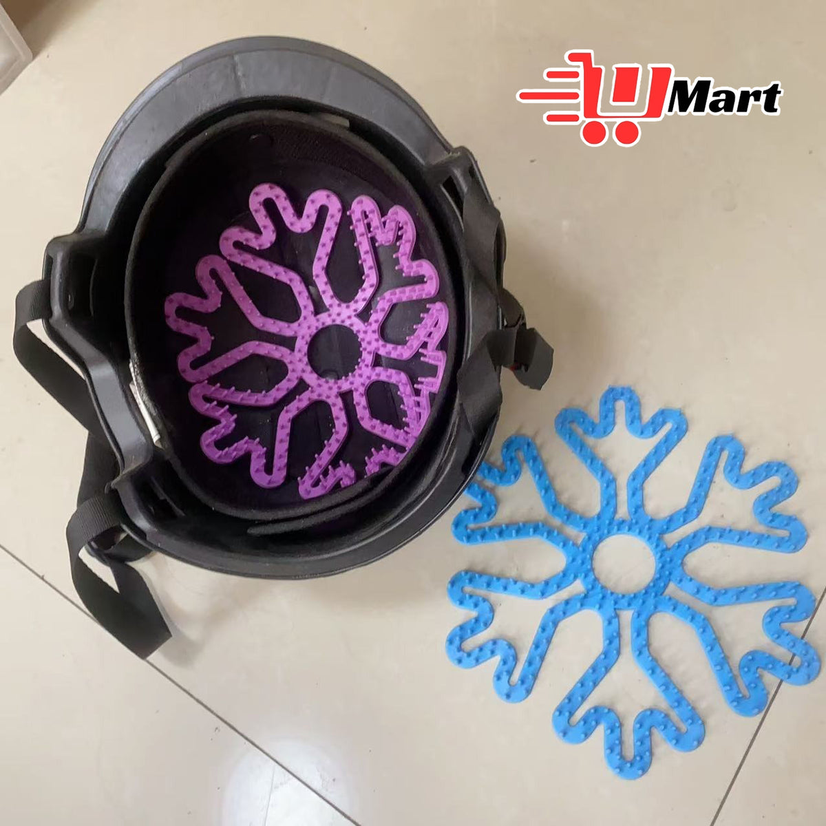 Motorcycle Helmet Liner Universal Elastic Bike Silicone Mat Portable Breathable Non-slip Pad Anti-pressure Hair Helmet Gasket