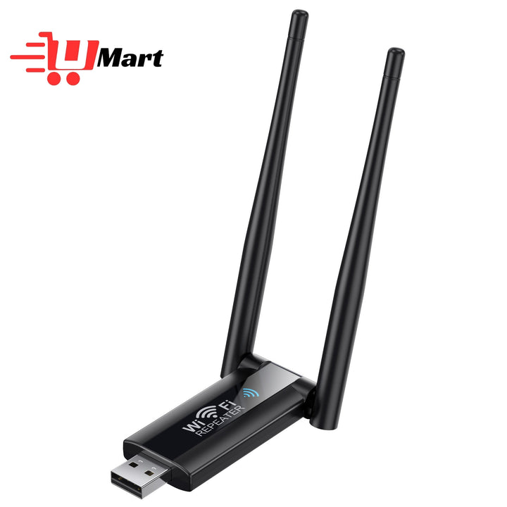 2 USB Wireless WiFi Signal Amplifier 2.4G WiFi Repeater Extender Booster Long Range Wi-Fi Router Home Network Extension