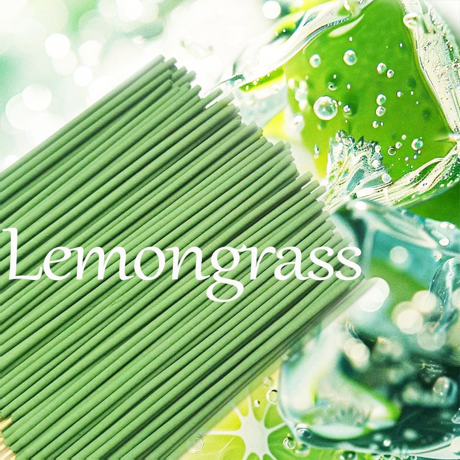 20Pcs Natural Lemongrass Bamboo Stick Incense - Healthy Fragrance, Mosquito-Repellent for Indoor, Outdoor & Camping Use, Incense Stick