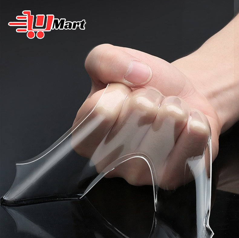 Nano Double sided Adhesive Tape Extra Strong Waterproof Transparent Traceless Tape Thickened Reusable Decorative Tape Home Tools