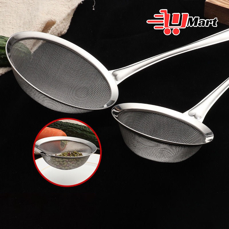 Filter Oil Skimmer Frying Pan Less Oil Spoon Oil Filter In Stainless Steel Hot Pot Spoon Filter Spoon Kitchen Accessories