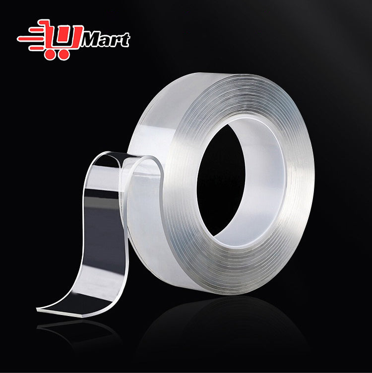 Nano Double sided Adhesive Tape Extra Strong Waterproof Transparent Traceless Tape Thickened Reusable Decorative Tape Home Tools