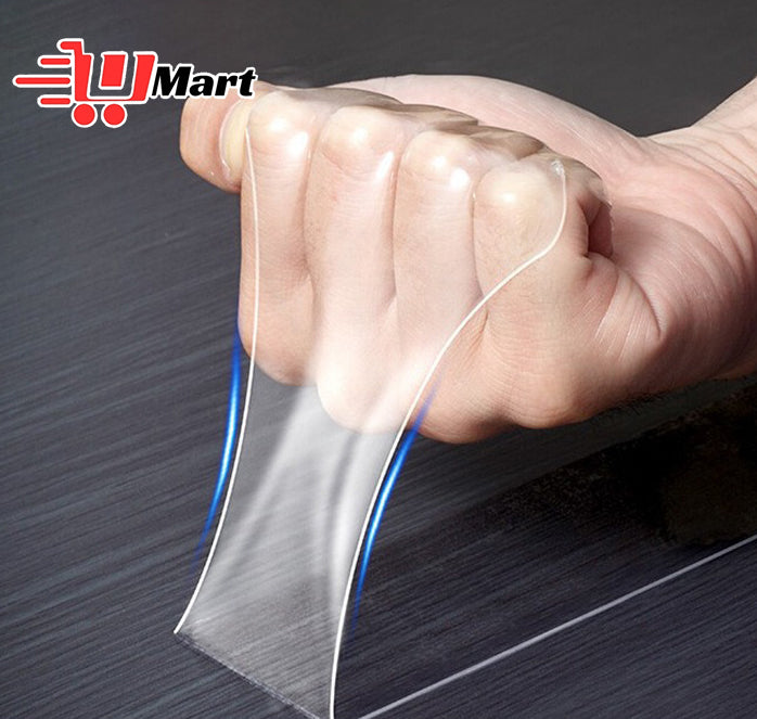 Nano Double sided Adhesive Tape Extra Strong Waterproof Transparent Traceless Tape Thickened Reusable Decorative Tape Home Tools