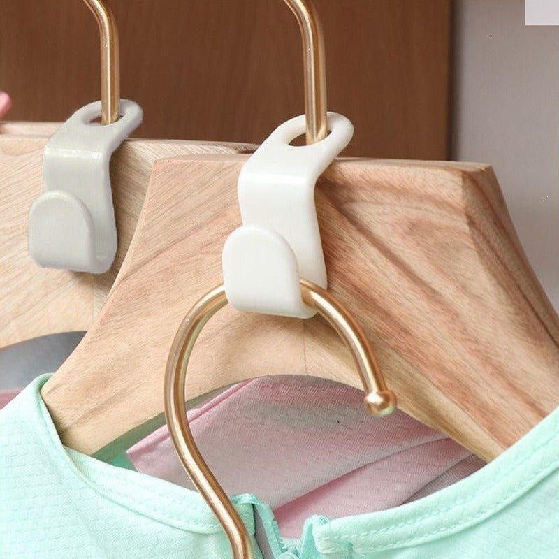 Mini Hanger for Wardrobe Connector Hangers Save Wardrobe Space Hook Up Cascading Plastic Coat Organizer Clothing Storage Home