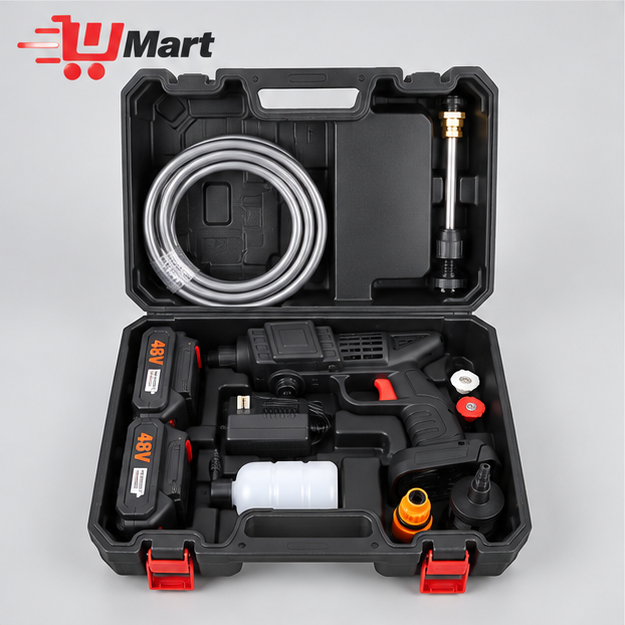Cordless High Pressure Washer Gun – Rechargeable Portable Car Washer