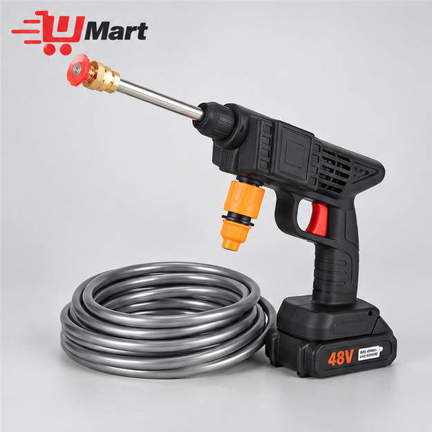 Cordless High Pressure Washer Gun – Rechargeable Portable Car Washer